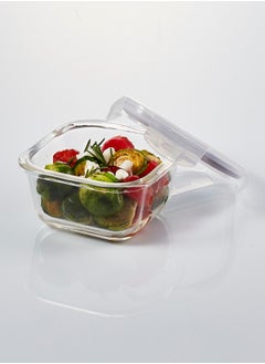 LOCK & LOCK LocknLock 300ml Oven Glass Square Container – Durable, Microwave Safe Food Storage Solution  - Image 2