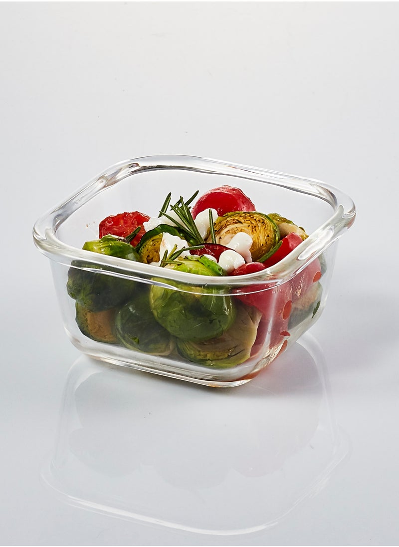 LOCK & LOCK - LocknLock 300ml Oven Glass Square Container – Durable, Microwave Safe Food Storage Solution - Image 1