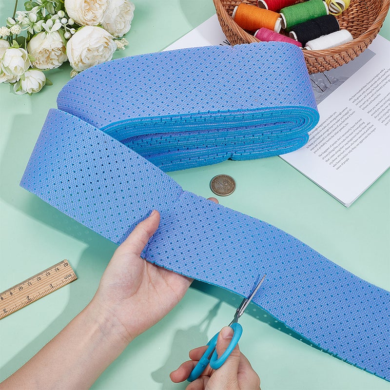 4pcs Sponge Insole Flat Cornflower Blue 93x3.5mm about 1.5m/pc - Image 3