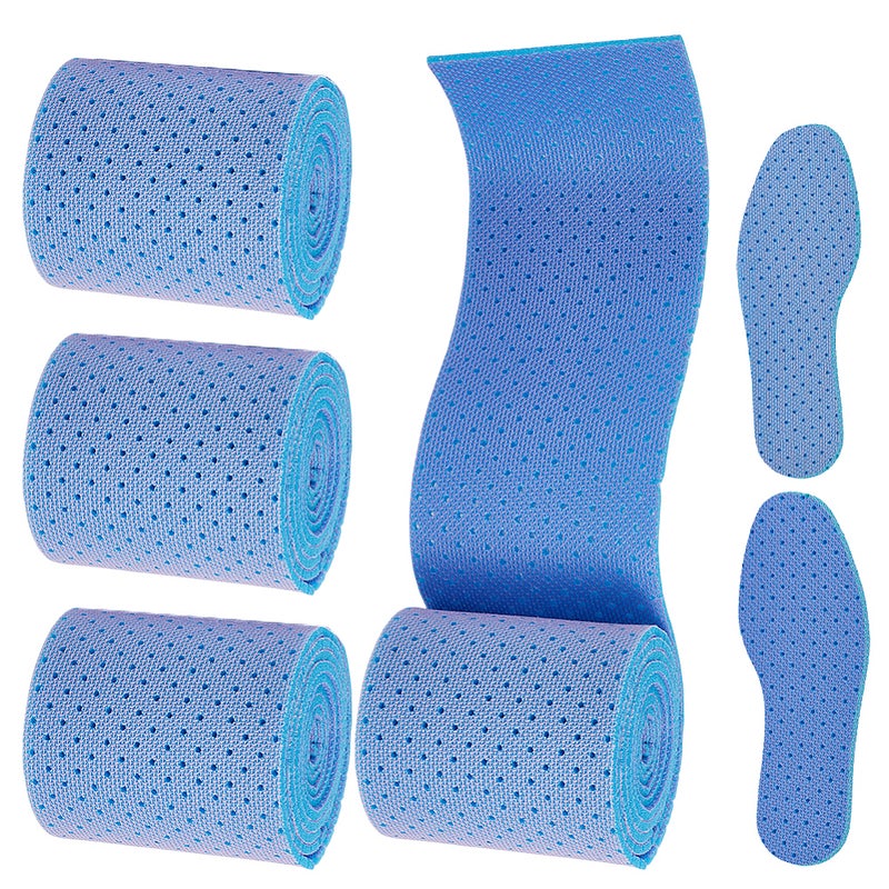 4pcs Sponge Insole Flat Cornflower Blue 93x3.5mm about 1.5m/pc - Image 1