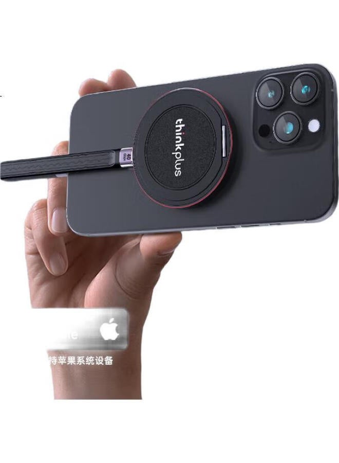 thinkplus Thinkplus Lenovo 512Gb Magnetic Adsorption Portable Solid State Drive With Phone Stand Magnetic Adsorption Usb 3.2 High Speed Reading 2000Mb/S Pssd Compact And Portable Us300 Mini Disk Series - Image 2