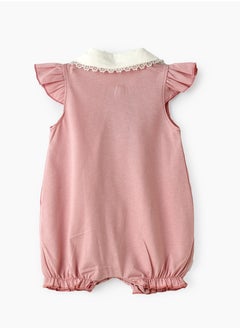 Tiny Hug Baby Girl Pink Bunny Bag Onesie  - Image 2