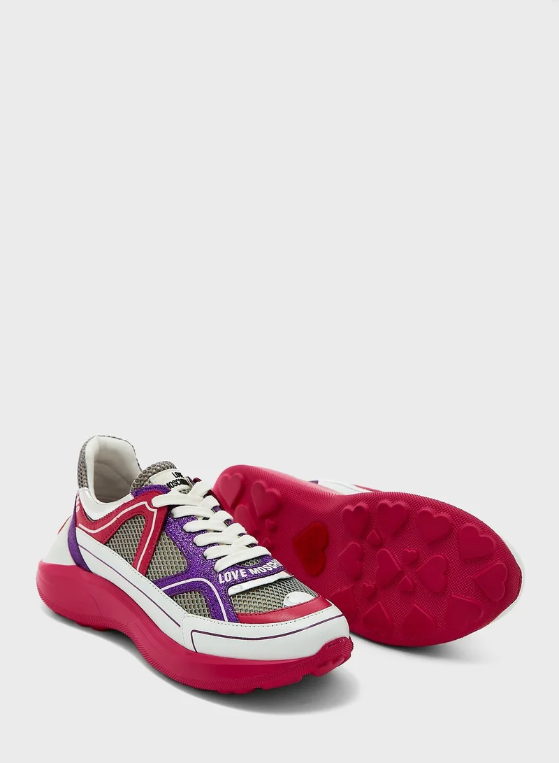 Love Moschino Superheart Low Top Sneakers