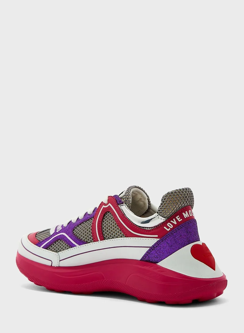 Love Moschino Superheart Low Top Sneakers