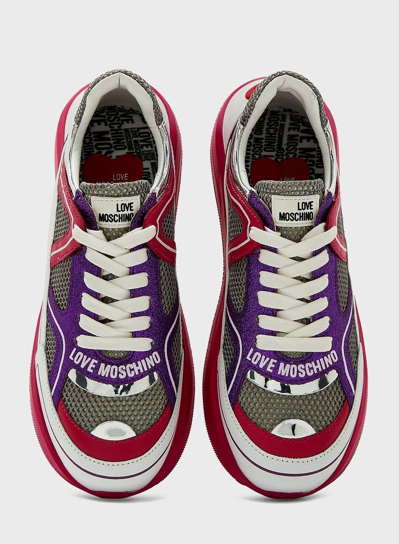 Love Moschino Superheart Low Top Sneakers