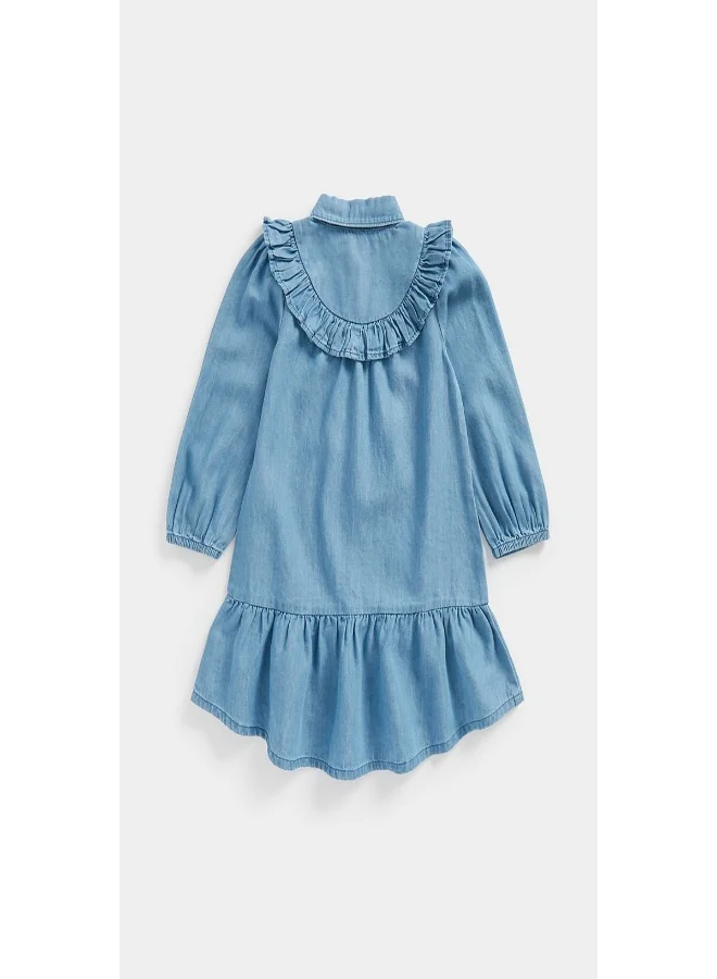 mothercare Denim Dress With Frill