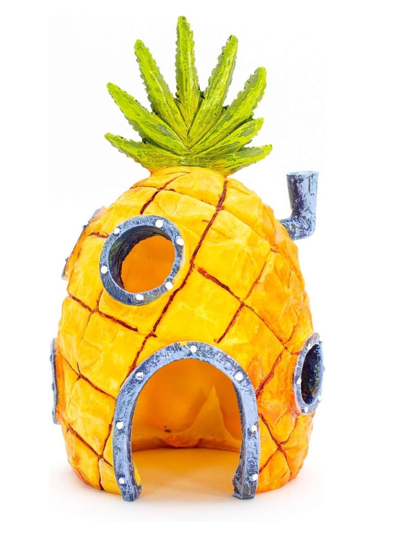 Sylqvxh 3-Piece Aquarium Ornament Bundle – Spongebob’s Pineapple House, Squidward Home, and The Crusty Crab Resin Figurines | Aquarium and Terrarium Décor - Image 3