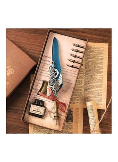 Y&D Feather Pen Calligraphy and Ink Set Antique Quill Refillable Dip Pens for Writing, Drawing, Signature, Wedding, Birthday Gifts, Retro Decoration  - Image 5