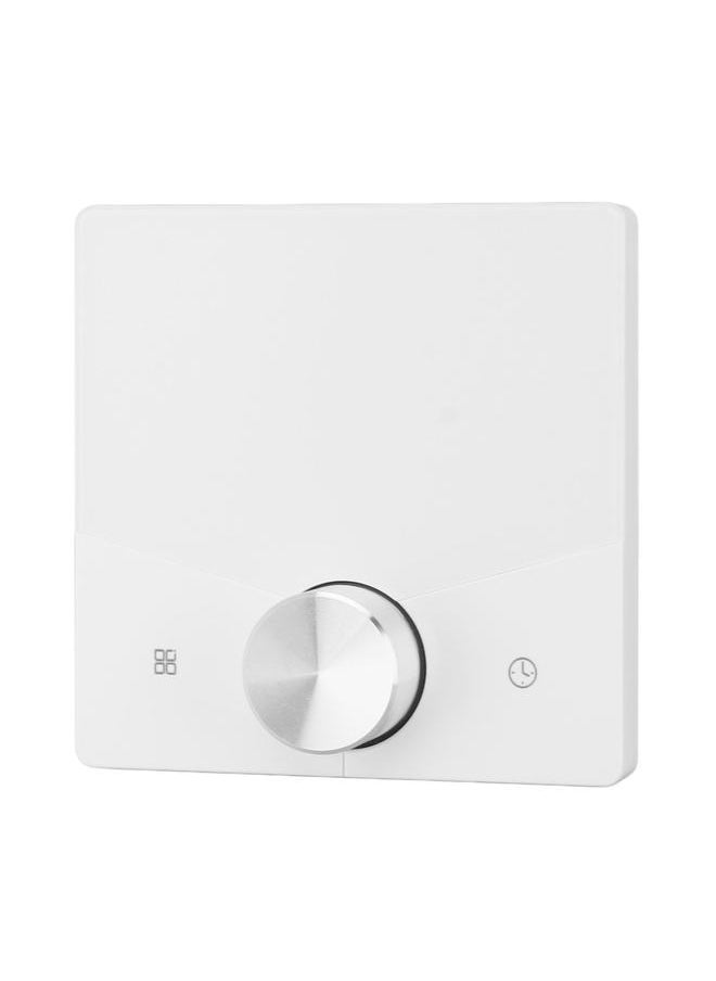 Thoraya - Thermostat ABS Black Smart Programmable WiFi Digital Touchscreen LCD Color Thermostat for Household White - Image 1