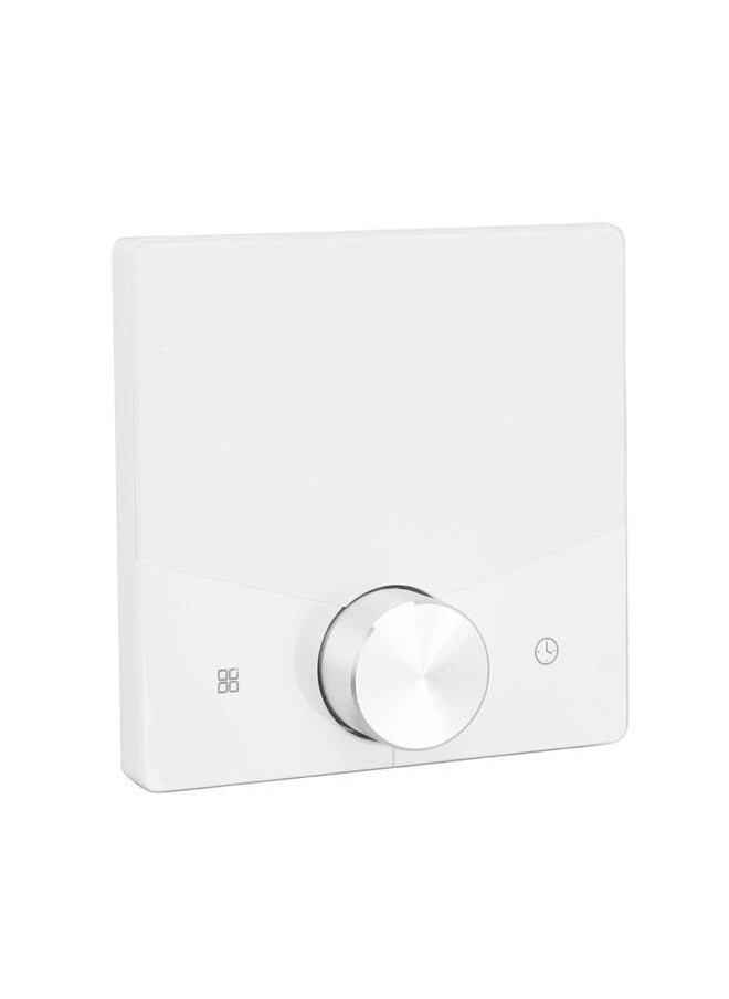 Thoraya Thermostat ABS Black Smart Programmable WiFi Digital Touchscreen LCD Color Thermostat for Household White  - Image 4