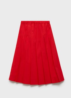 MANGO Cotton Pleated Skirt  - Image 5