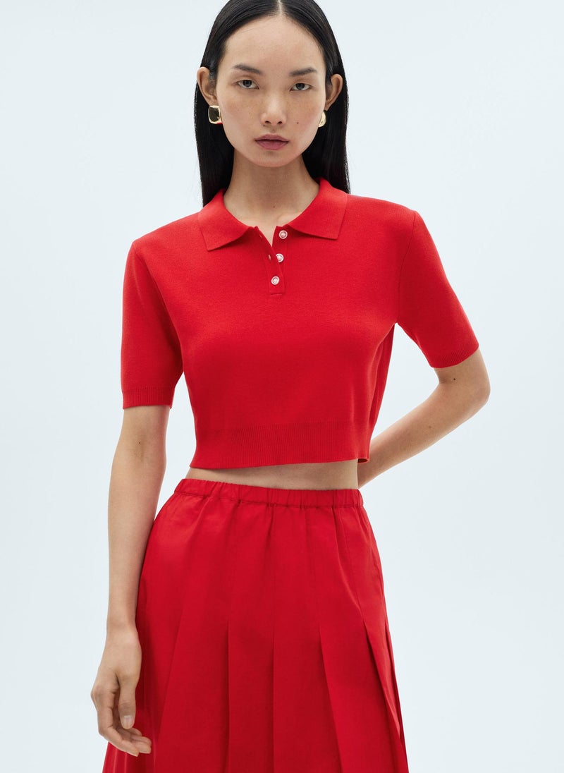 MANGO Cotton Pleated Skirt  - Image 3