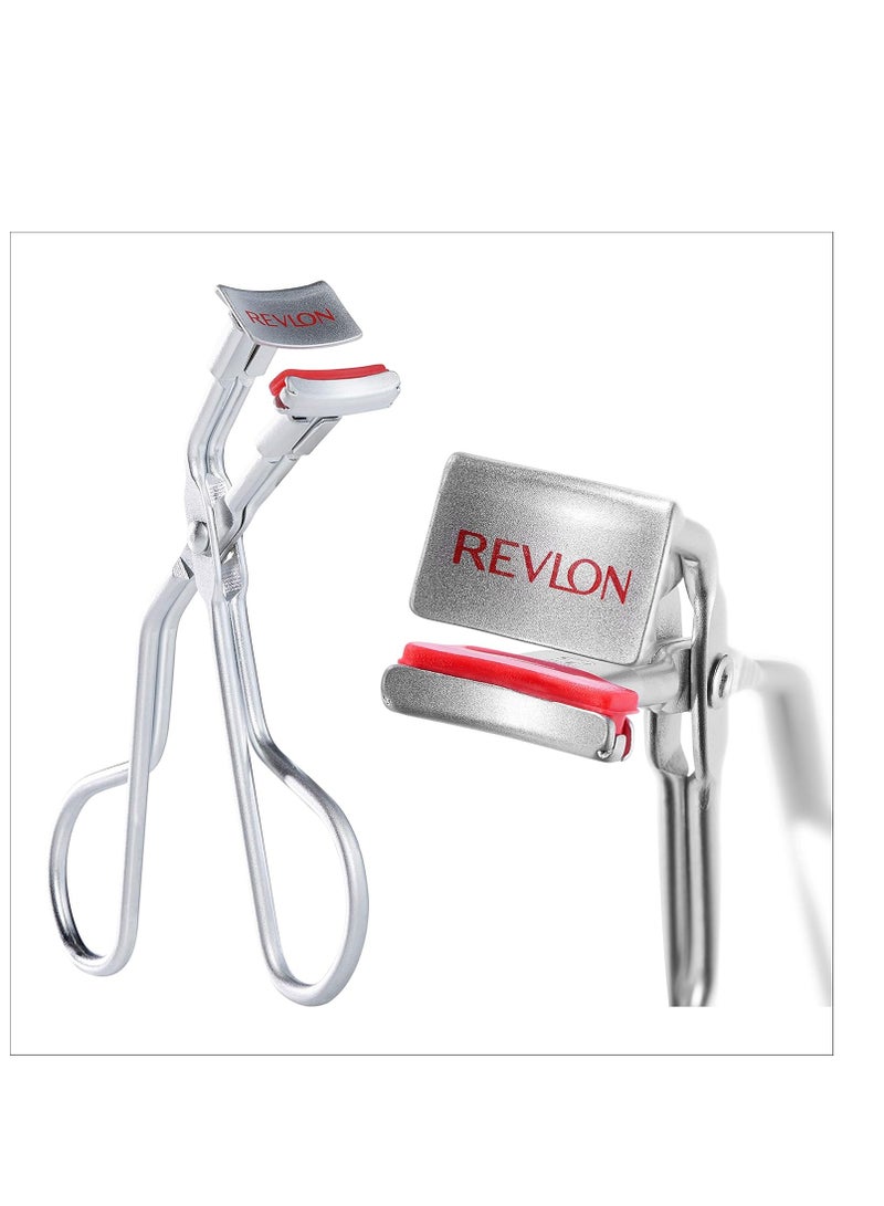 Revlon Eyelash Curler, Gifts for Her, Beauty Stocking Stuffers for Women, Precision Curl Control for Short Lashes, Lifts & Defines, 1 Count Silver - Image 2