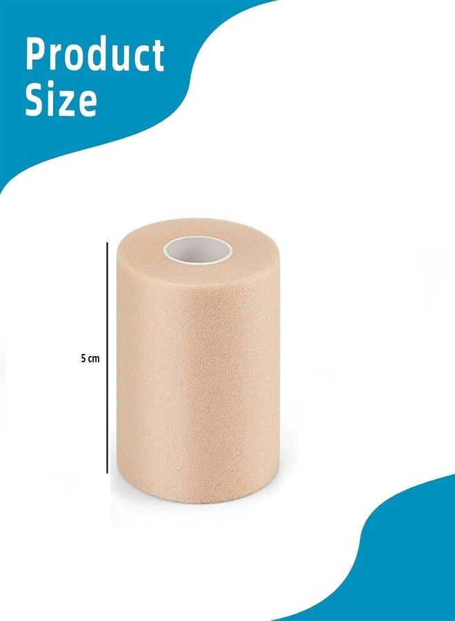 MuscleFix Underwrap Pre Wrap Foam for Use Under Rigid Tape | Soft Base Layer for Ankle, Knee, Wrist & Hand Support | Comfortable, Sweat-Resistant, Easy to Tear (5 cm X 20 mtr) - Image 2