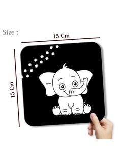 Fat Brain Toys High Contrast Flash Cards For New Born Children -Educational Black & White 24 Objects | Visual Stimulation And Sensory Development For Infants | Montessori Sensory Cards  - Image 3
