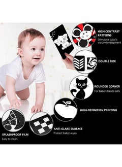 High Contrast Flash Cards For New Born Children -Educational Black & White 24 Objects | Visual Stimulation And Sensory Development For Infants | Montessori Sensory Cards - pzsku/Z2A4AB36A487D655B5AADZ/45/_/1734348100/cd7a3c6e-e02c-4441-8f29-622b5e31f59c