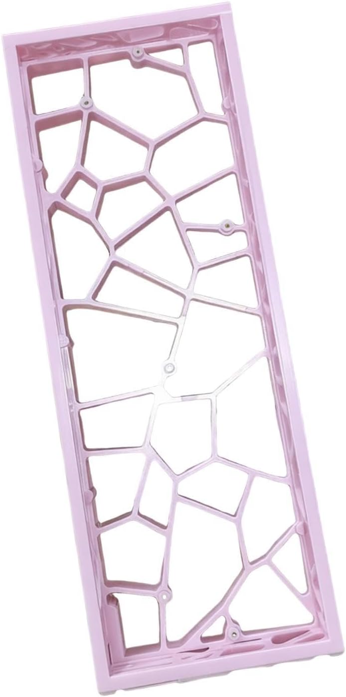Keyboard Case Premium Ventilated Protective Portable Enclosure Supplies Cooling Practical Detachable 60% Keyboard Case Hollow, Pink - Image 4