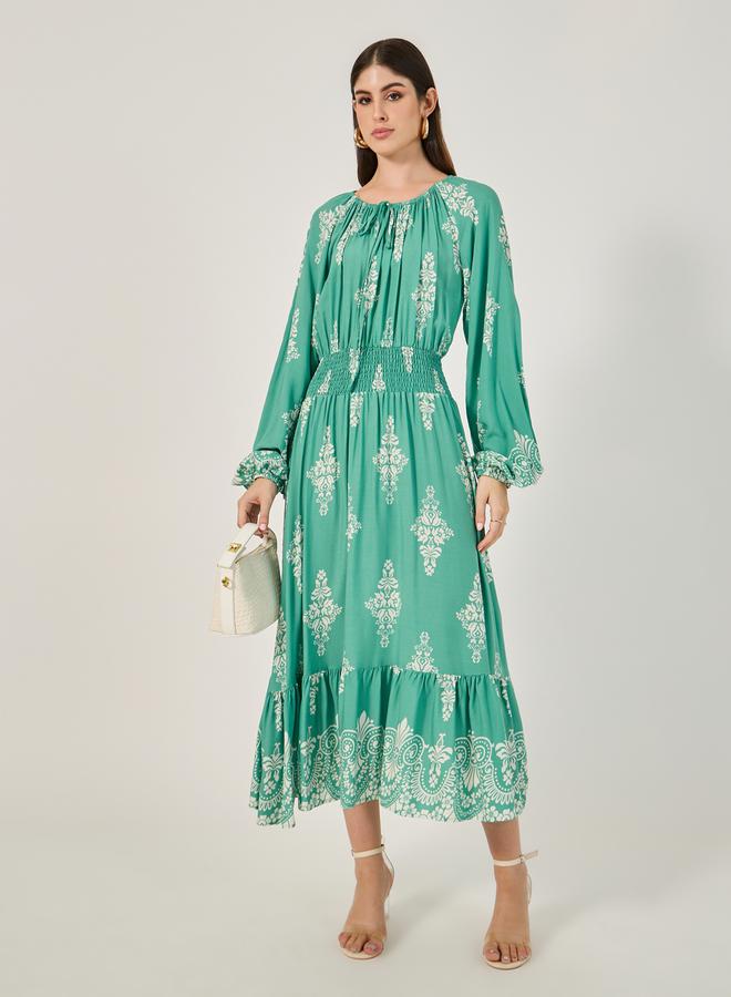 ستايلي فستان بطبعة زهور - Image 2