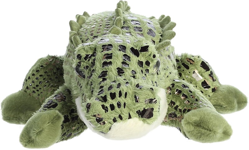 AuroraÂ® Adorable Flopsieâ„¢ Alliâ„¢ Stuffed Animal - Playful Ease - Timeless Companions - Green 14 Inches - Image 1