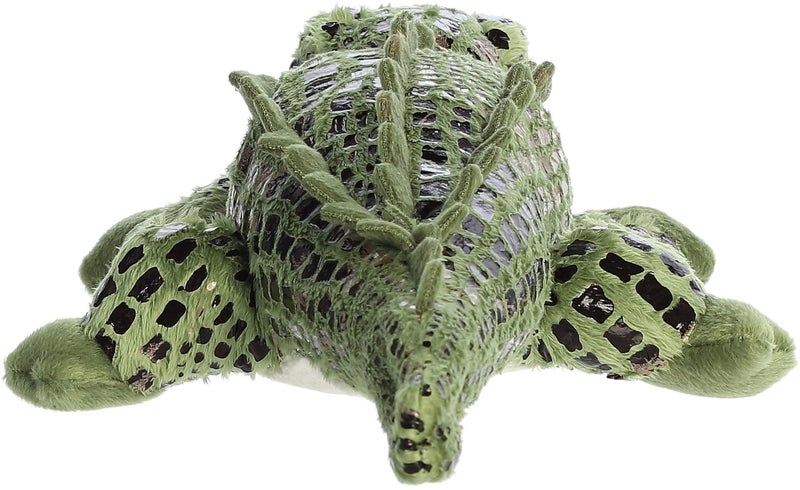 AuroraÂ® Adorable Flopsieâ„¢ Alliâ„¢ Stuffed Animal - Playful Ease - Timeless Companions - Green 14 Inches - Image 2