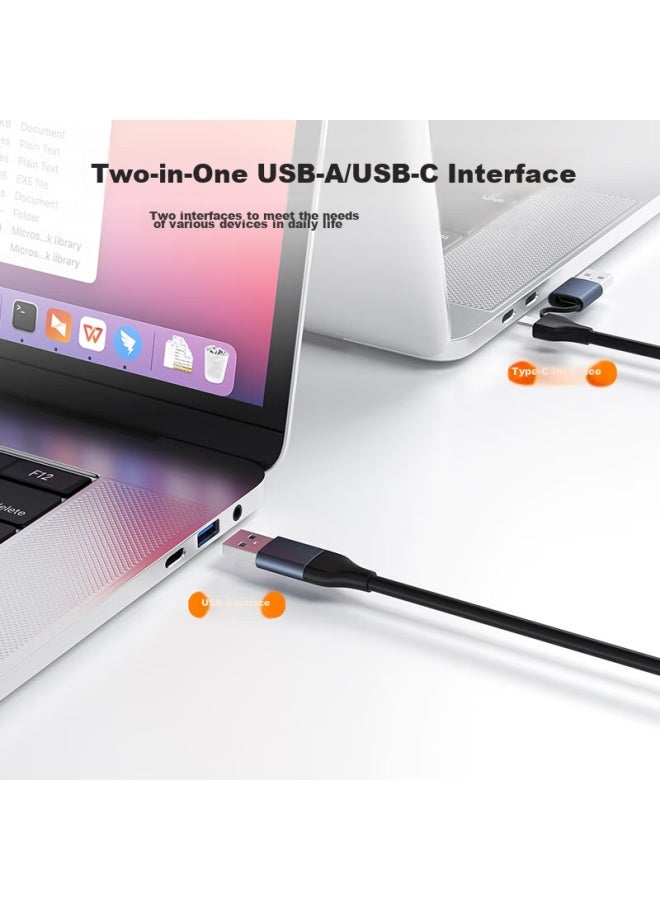 Acasis Acasis Displaylink Expansion Dock, Three-screen Display Extension, Apple M1234 Multi-screen Display, Usb To Hdmi Extension, Type-c/usb Dual-head Design, Sw-2202  - Image 5