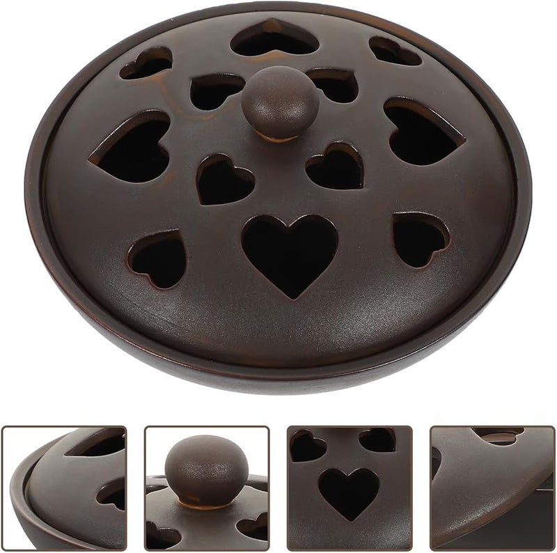 حامل مبخرة سيراميك كلاسيكي للاسترخاء المنزلي والتأمل والعلاج العطري - Image 4