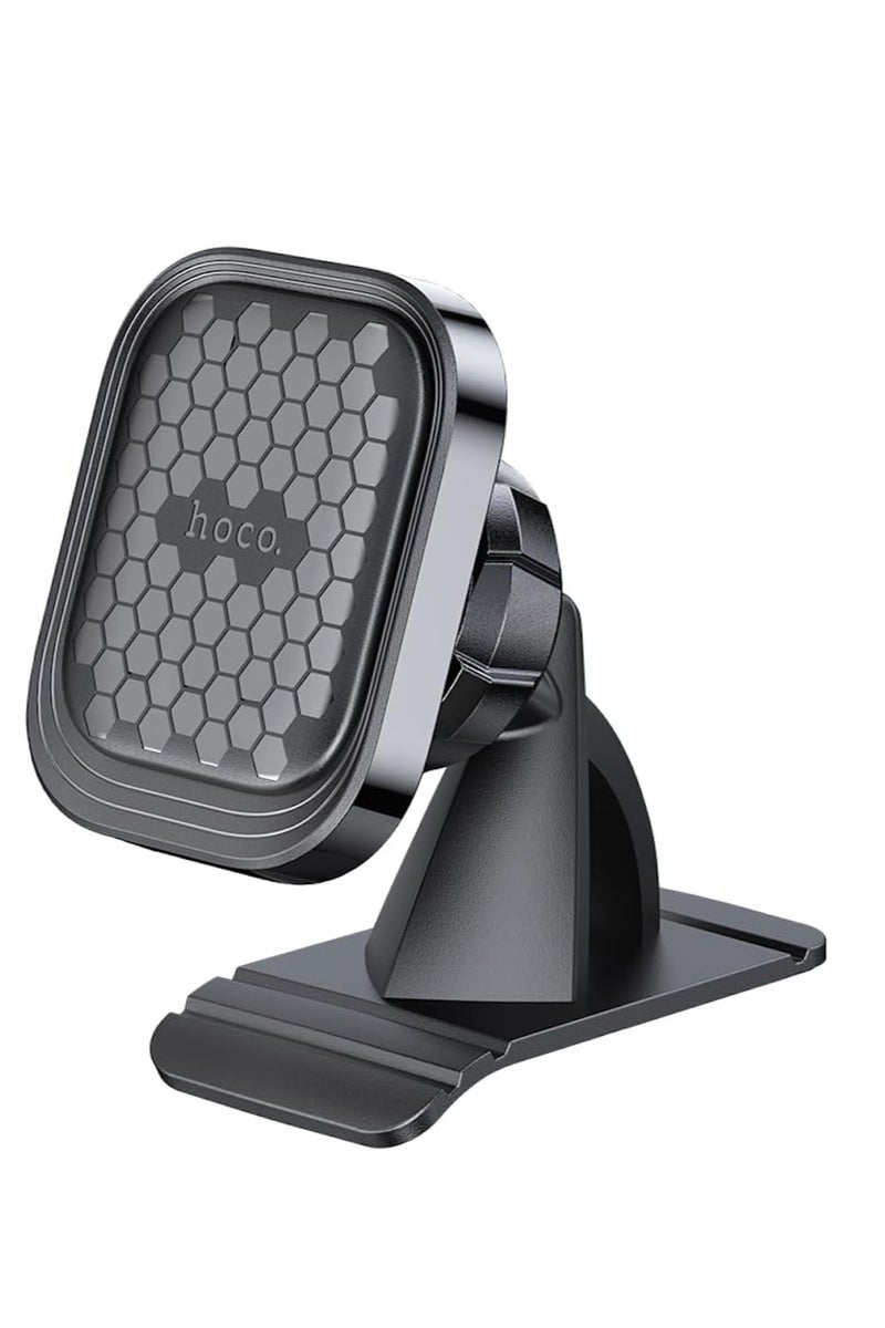 Hoco S47 Fuerte Series Magnetic Car Dashboard Phone Holder , Suitable for 4.7 - 6.5 inch Mobile phones - Black - Image 1