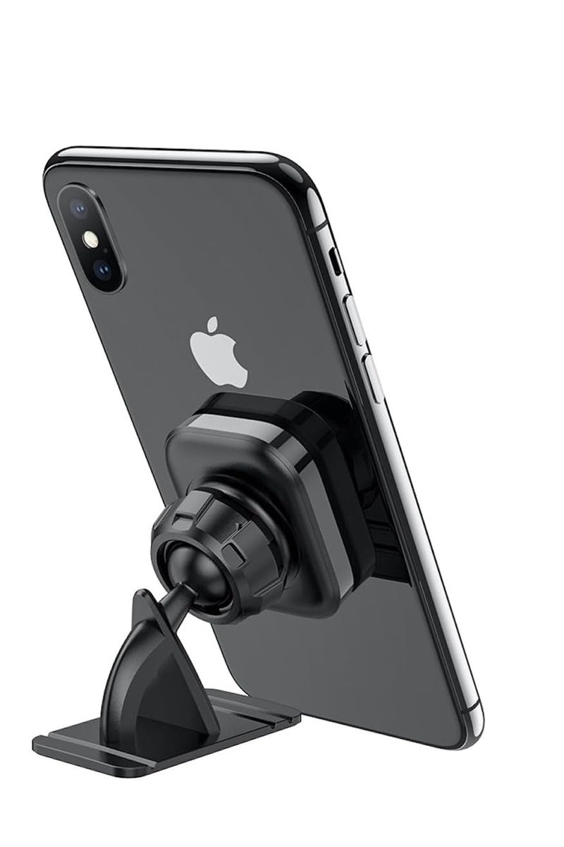 Hoco S47 Fuerte Series Magnetic Car Dashboard Phone Holder , Suitable for 4.7 - 6.5 inch Mobile phones - Black - Image 3