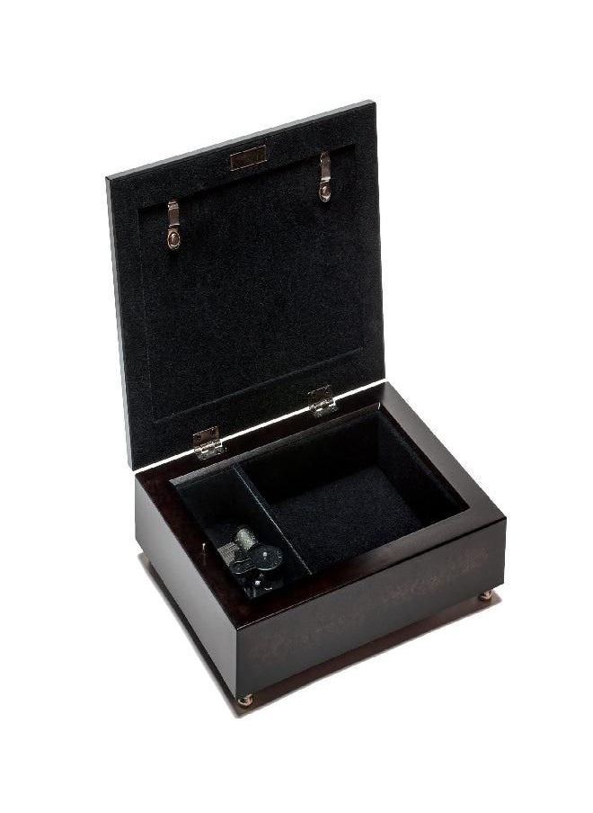 Cottage Garden - Cottage Garden Many Women Do Noble Things Burlwood Jewelry Music Box Plays Amazing Grace - Image 1