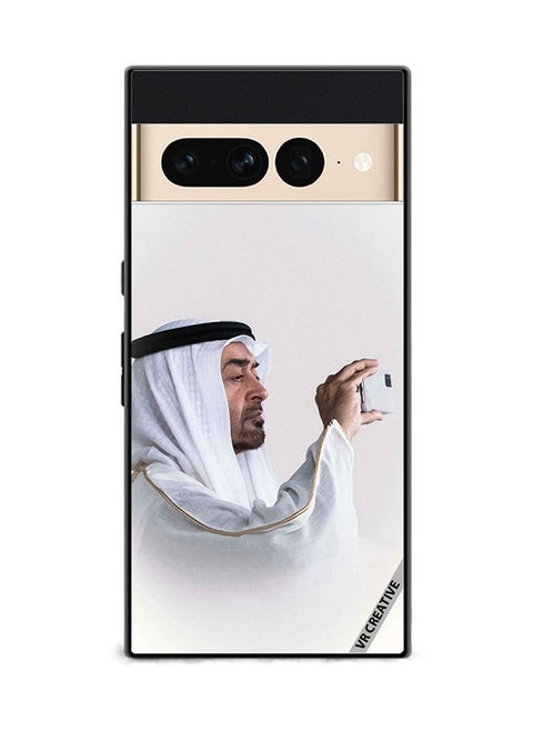 Protective Case Cover For Google Pixel 7 Pro Sheikh Mohamed Bin Zayed Al Nahyan Design Multicolour