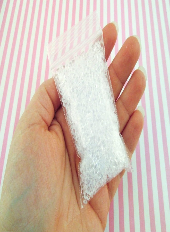 Peachcor Mini Resin Faux Clear Ice Cubes, Dollhouse Miniature Ice Cubes for Miniature Decoration (20 Gram) - Image 3
