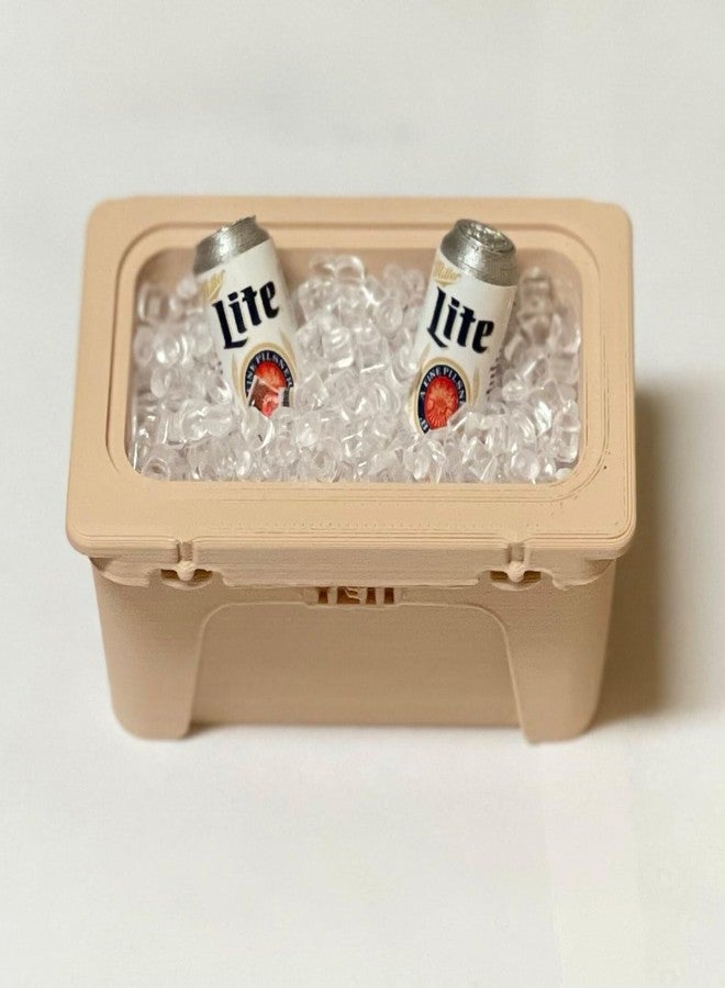 Peachcor Mini Resin Faux Clear Ice Cubes, Dollhouse Miniature Ice Cubes for Miniature Decoration (20 Gram) - Image 4