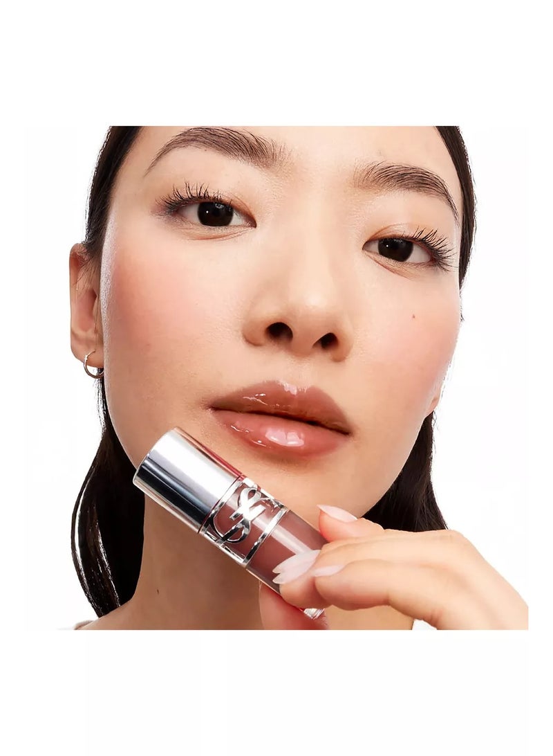 Yves Saint Laurent YSL Loveshine Plumping Lip Oil Gloss Honey Pure Love 6ml – Hydrating High Shine Lip Gloss Oil for Fuller Softer Lips - Image 3