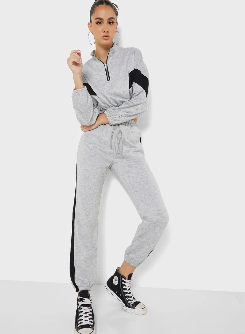 Ginger Color Block Jogger Set