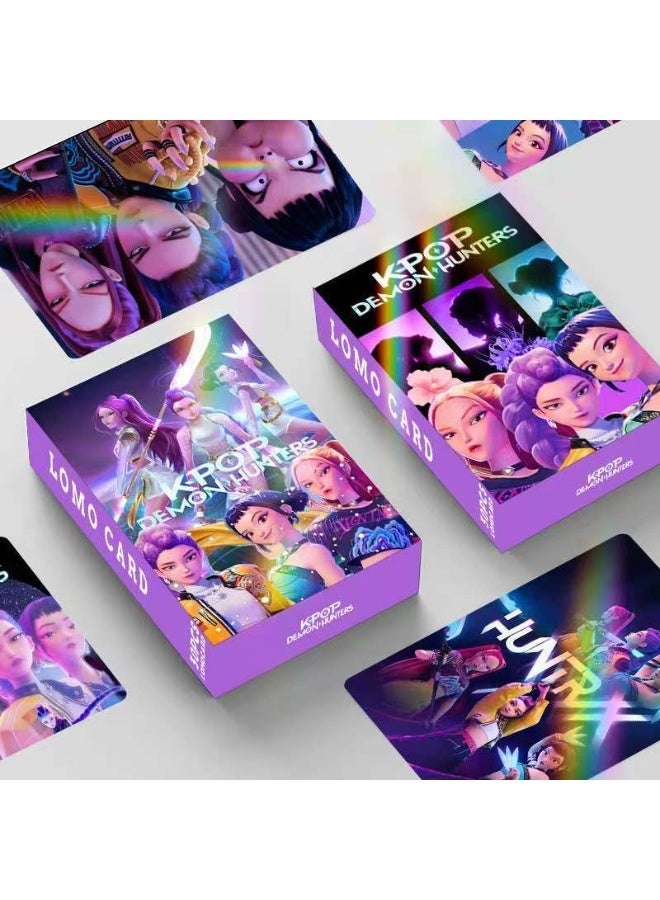 30-Piece KPop Demon Hunters Double-Sided LOMO Cards Collectible Trading Card Set - Image 1