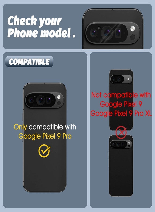 Orzero أورزيرو (3 عبوات) واقي عدسة الكاميرا متوافق مع جوجل بيكسل 9 برو 6.3 بوصة (ليس لطراز XL) واقي كاميرا صديق للحالة زجاج مقسى 9H عالي الدقة فتحة ميكروفون مضادة للخدش - Image 2