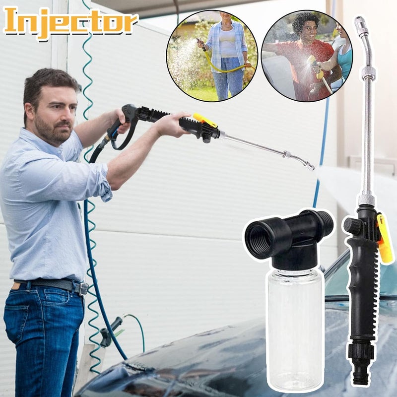 cheekyglo High Presure Washer Cleaning Tool - 2-in-1 High Pressure Power Washer for Garden & Car Cleaning, Metal Handheld High Pressure Power Water Garden Sprinkle (Without Foam Pot, 30) - Image 3
