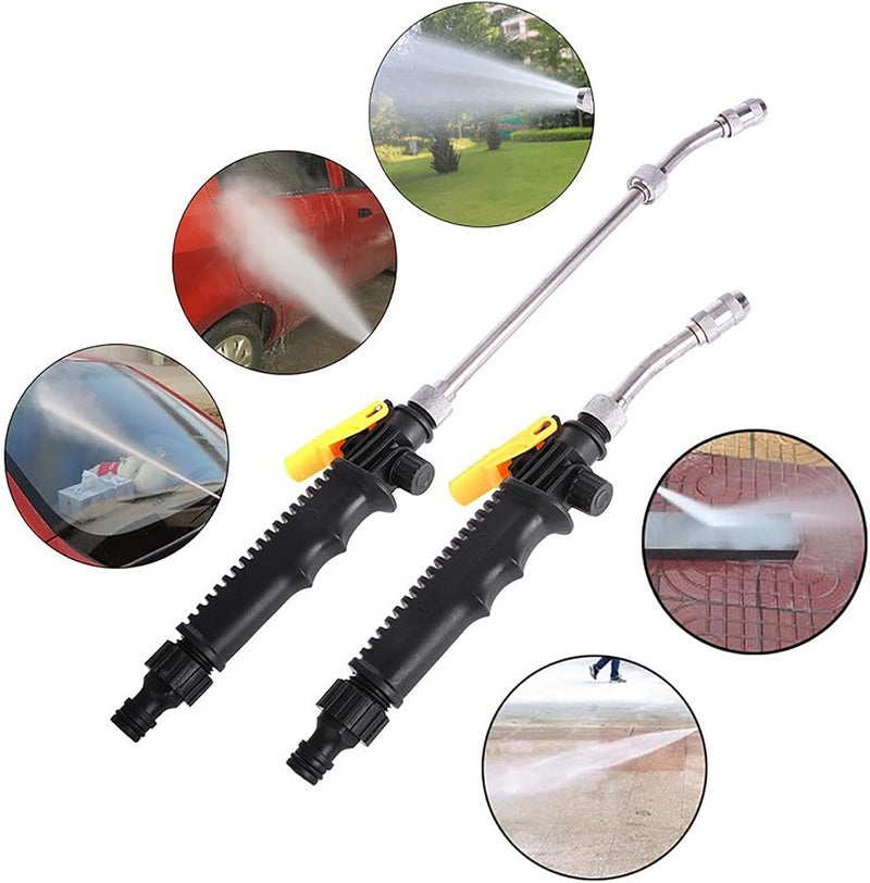cheekyglo High Presure Washer Cleaning Tool - 2-in-1 High Pressure Power Washer for Garden & Car Cleaning, Metal Handheld High Pressure Power Water Garden Sprinkle (Without Foam Pot, 30) - Image 2