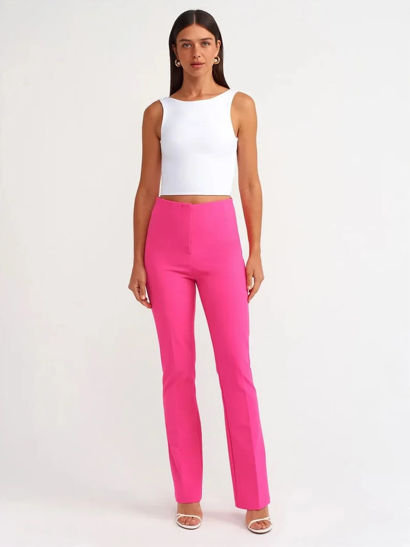 ديلفين Dilvin High-Waist Flare Pants