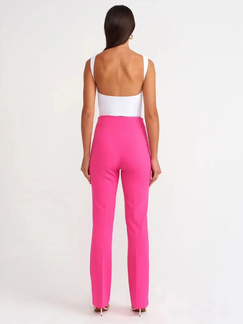ديلفين Dilvin High-Waist Flare Pants