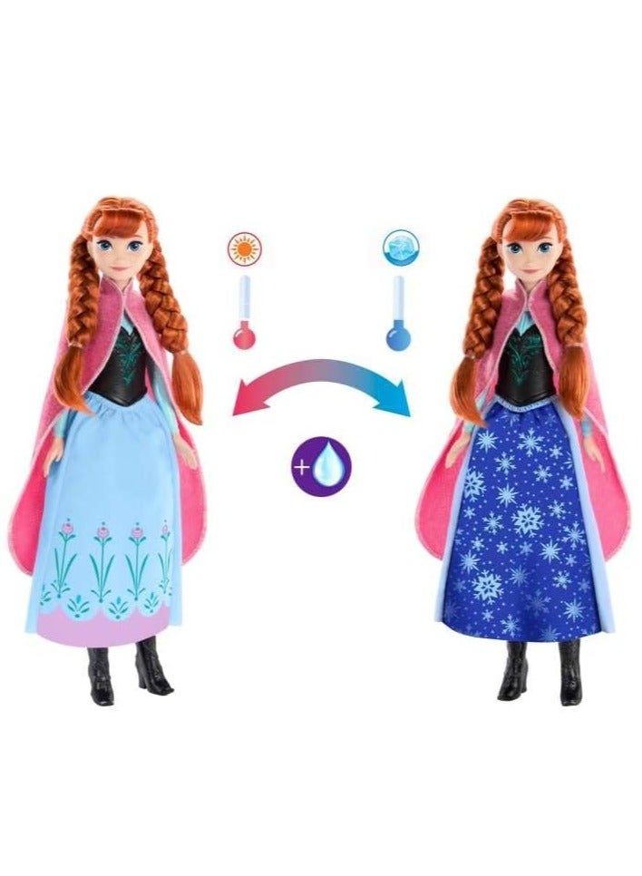 Mattel Games Disney Frozen Magical Skirt Anna Doll - Image 4