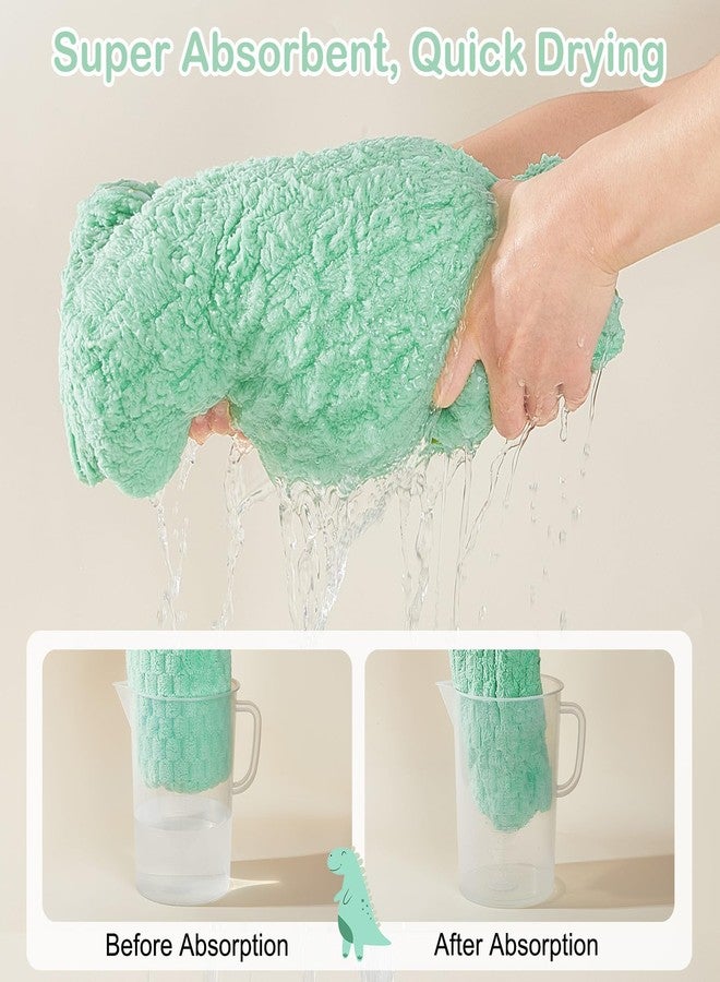 FIOBEE Toddler Bath Towel with Hood Baby Towels, 55x28 inch Large Soft Absorbent Kids Hooded Towels for 1-5 Years Old Baby Girls Boys Bath Beach Essentials Blanket, Green Dinosaur - Image 4