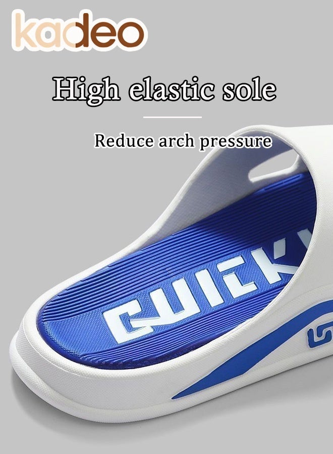 kadeo Comfort Foam Slide Slippers with Anti-Slip Sole, Soft Cushion House Sandals, Quick Dry Open Toe Slides for Home, Bathroom, Garden, Pool and Travel - Image 2