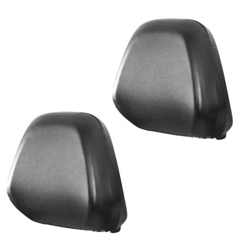 Opuweiy 2 PCS Car Headrest Cover Waterproof PU Leather Seat Headrest Protector Automotive Interior Accessories Sutiable for Most Cars Black 94x86 - Image 1