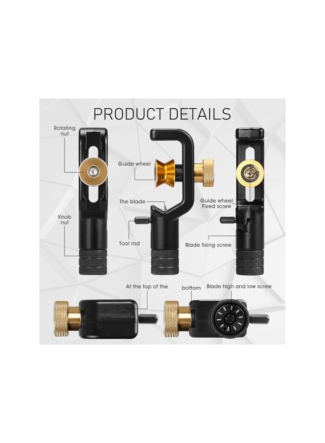 PROMASS promass Armored Cable Stripper Tools, 8-28mm Wire Stripper, Coax Mid Span Cable Stripper, Radial Cutter Slitting Ring Tools, Coax Round Cable Jacket Stripping, Armored Fiber Optic Cable Stripper Tools  - Image 5