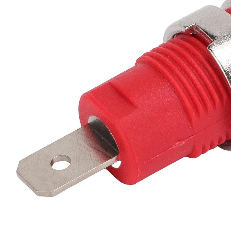 مقبس الموز الأحمر 4 مم ملحقات اختبار كهربائية عالية التيار 50 قطعة موصلات نحاسية متينة - Image 3