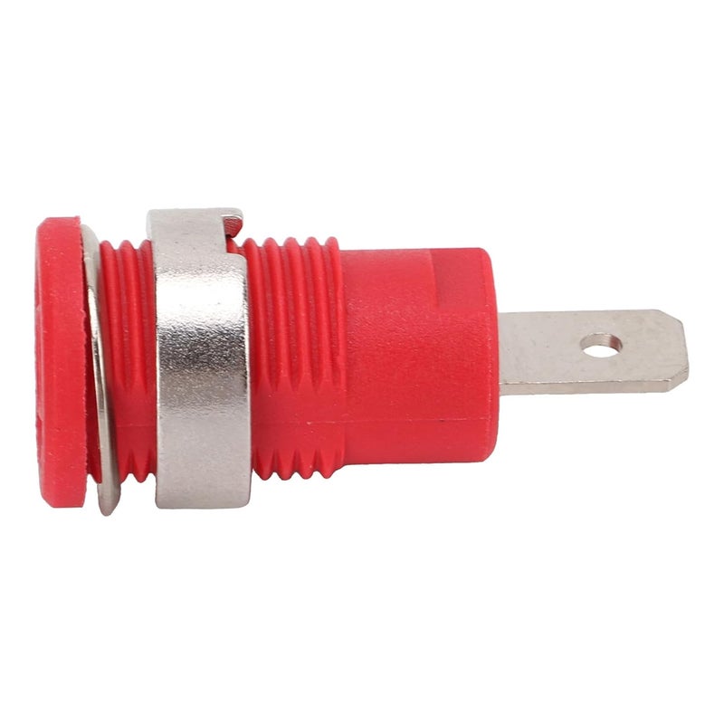 مقبس الموز الأحمر 4 مم ملحقات اختبار كهربائية عالية التيار 50 قطعة موصلات نحاسية متينة - Image 4