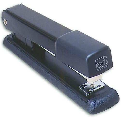 Charles Leonard Full Strip Stapler, Metal with Non-Skid Base, Black, 1 Each (82210) - Image 2