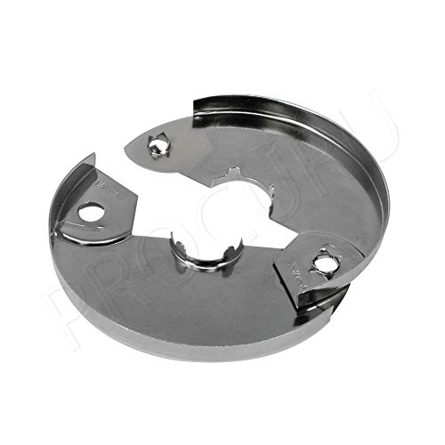 PROCURU 4-Pack 1/2-Inch CTS (5/8" OD) E3755 Hinged Split Escutcheons, Chrome Pipe Cover Plates with Screws, for 1/2" Copper, PEX Pipe - Image 3