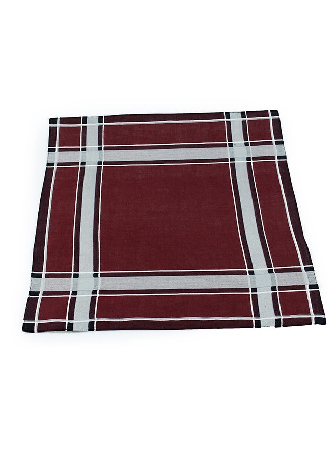 Cotton Square Handkerchief Brown - Image 1